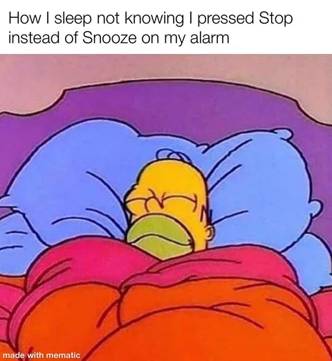 Those extra 30min really feel good though