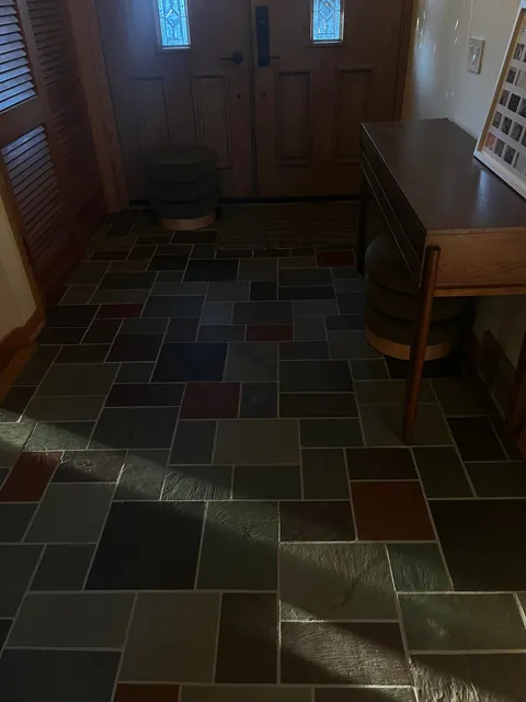 Refinished my slate floors