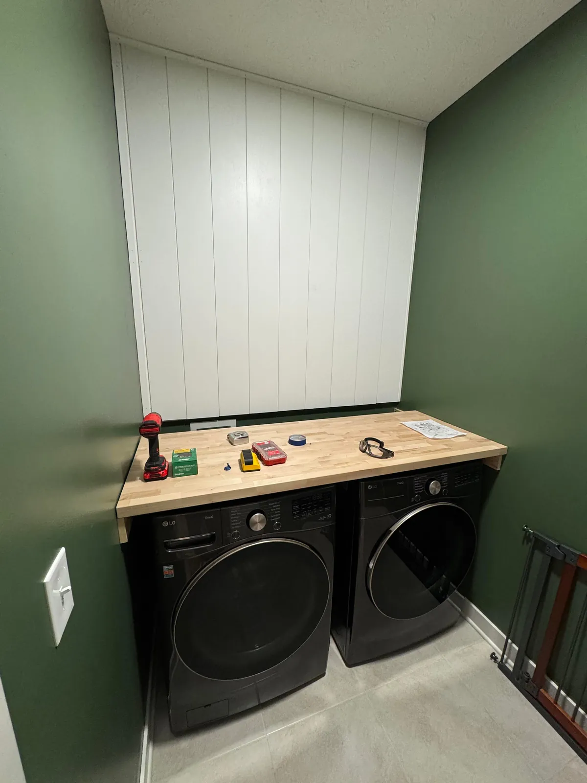 My Christmas present to my wife this year was renovating our laundry room. How did I do?