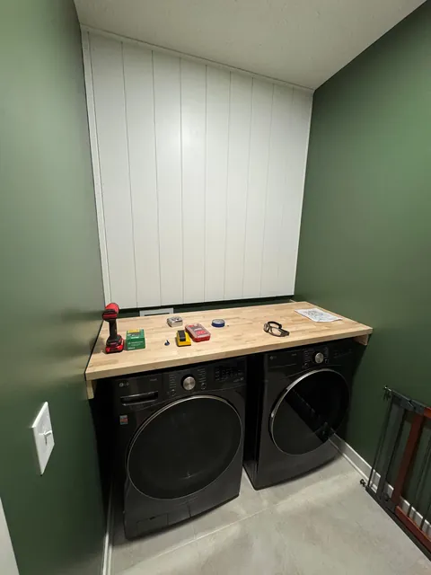 My Christmas present to my wife this year was renovating our laundry room. How did I do?