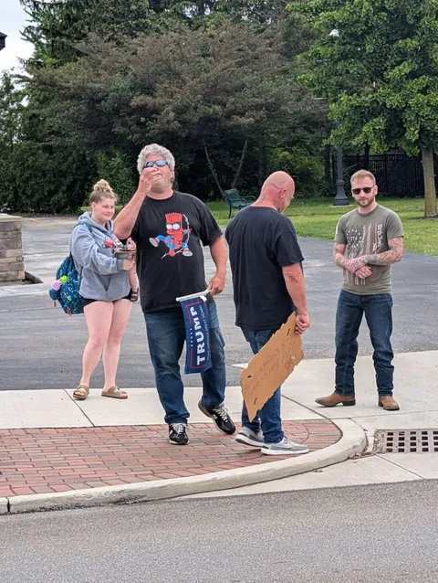 OC - "No Kings" counter protest in small town Ohio