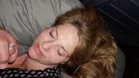 A good wife lets her man cum anywhere including her hair
