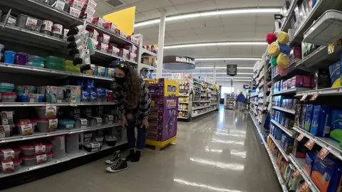 removing my pants and panties to make shopping easier