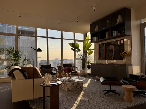 Early morning sun before the city wakes up