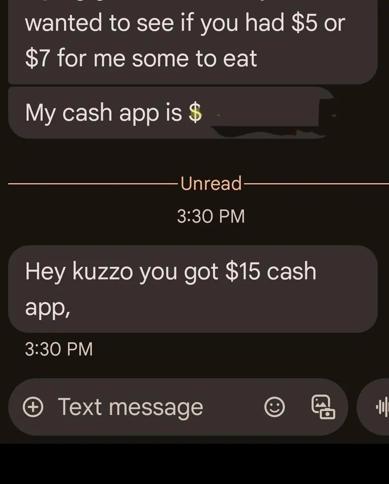 Update: Cousin upped it to $15. Should I finally respond?