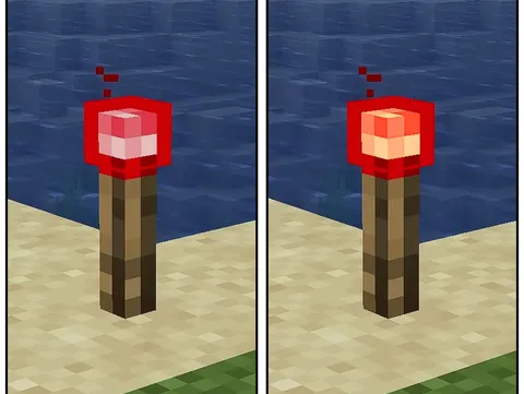 My proposition on how to fix the new redstone torch texture
