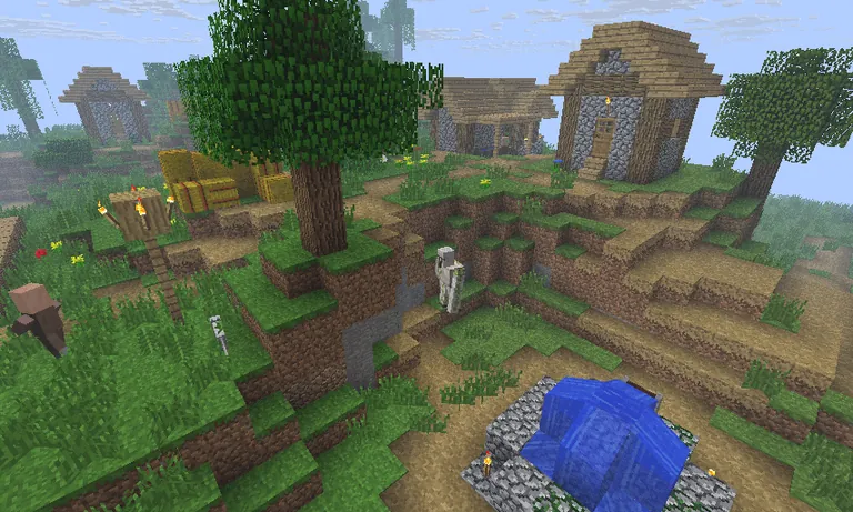 BTW If you ever wondered, this is what Minecraft would look like if the Texture Update never happened.