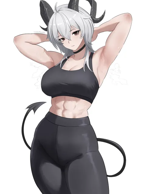 Fit Zani After Her Workout [Wuthering Waves]