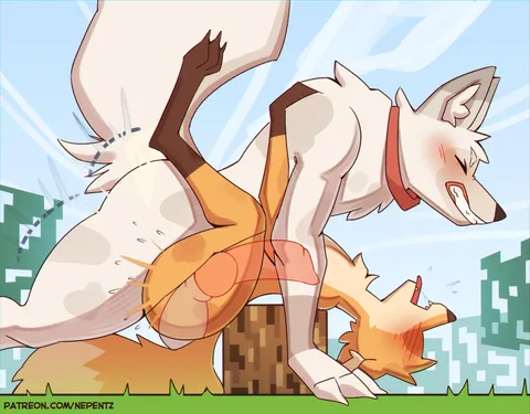 Filled with wood on a log (Nepentz)
