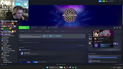 xQc found out that Rob (roflgator) has 18,000 hours in VRChat