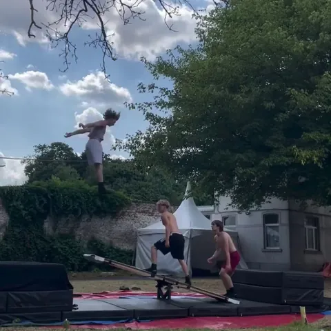 Teeterboard flips