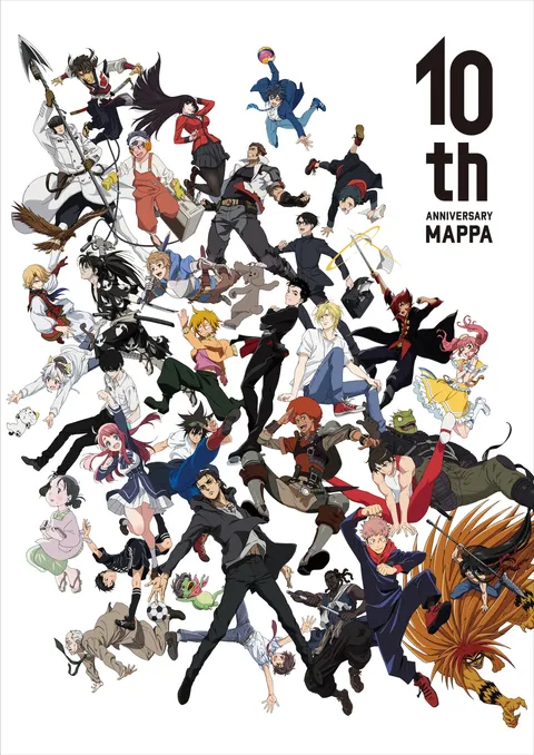 MAPPA 10th Anniversary Key Visual