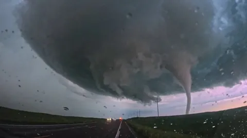 Time-lapse of a tornado