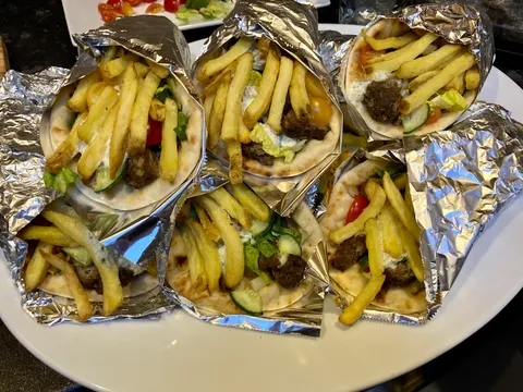 [Homemade] Lamb gyros