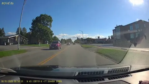 [OC] Clueless woman runs red, ruins my car and my day. Everyone's fine
