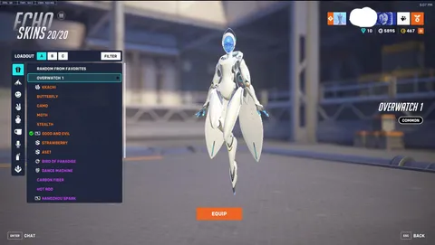 Echo Doesn’t Have an Overwatch 2 Default Skin. 