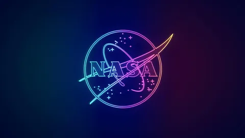 Neon NASA Wallpaper [3840 x 2160]