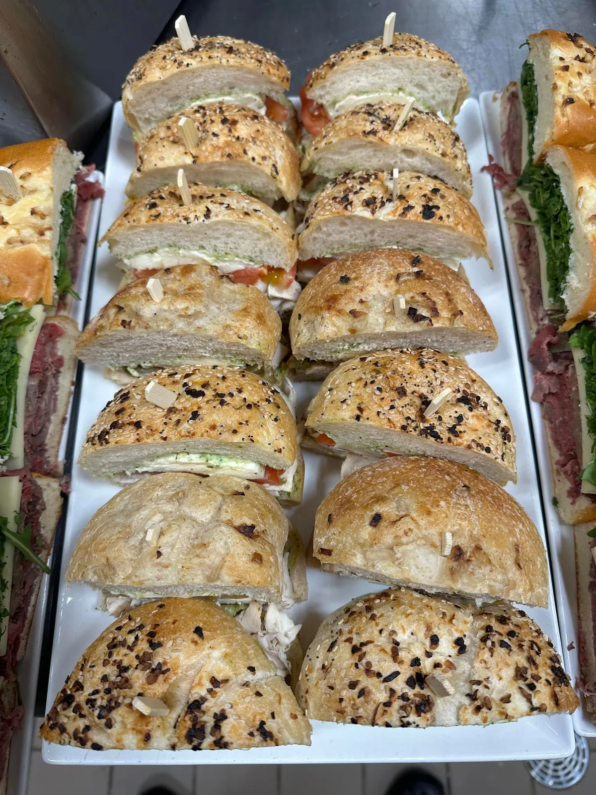 [pro/chef] some sandwiches I made at work.