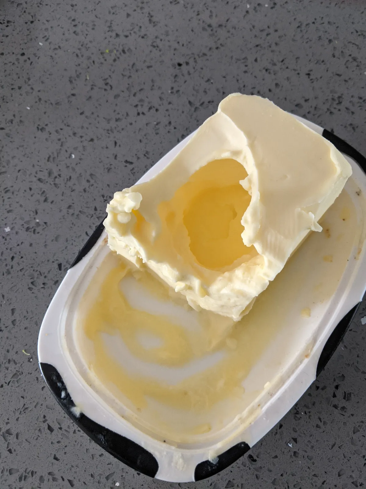 The way my girlfriend uses the butter