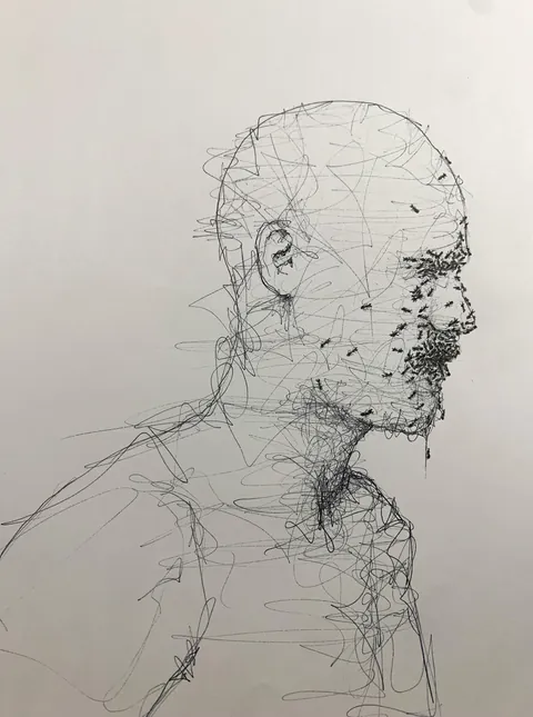 Some of my pen and ink drawings on paper.
