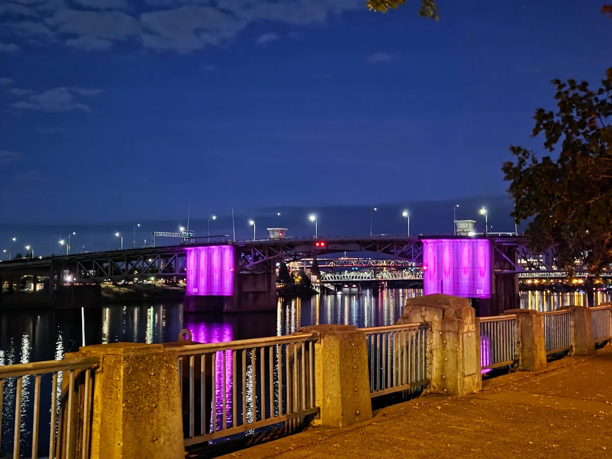 War ravaged Portland, thankfully they are still brave enough to still put on the marathon tomorrow!