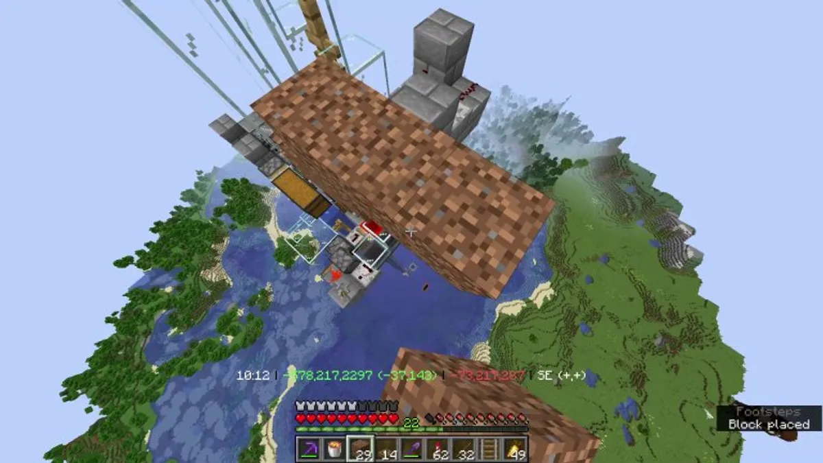 I did a mistake and it almost cost my hours of redstone work