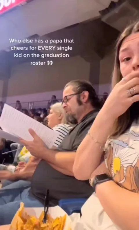 Cheering for everyone graduating