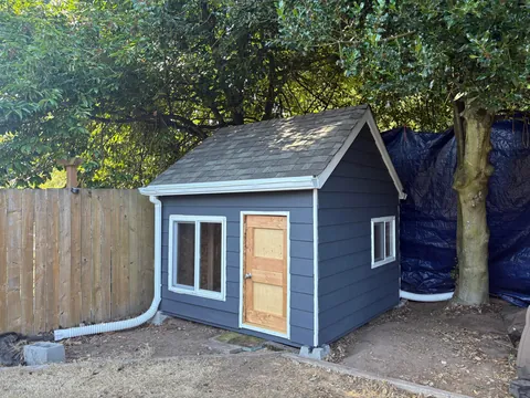 Built a playhouse for my sons