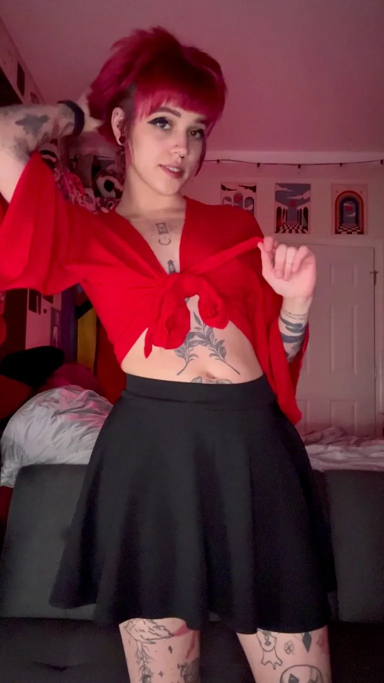 Would you rather watch me strip, or should I just come in already naked? 😋