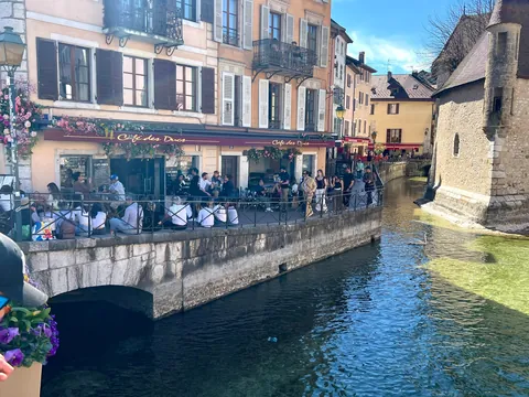 Springtime in Annecy, France.