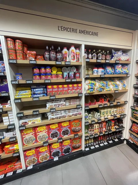 The American section of a grocery store in Paris