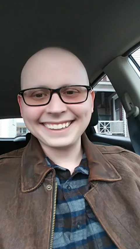 My face after leaving my doctor's office and being told my cancer was beat into remission!!!!