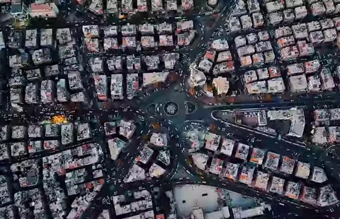 Real-life pictures of Damascus’s (Syria) architecture after the allowing of using drones in the city.