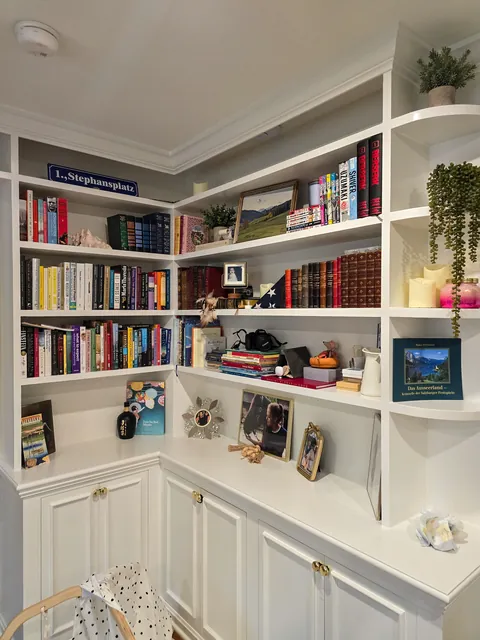 Our home library (+Living room built-ins)