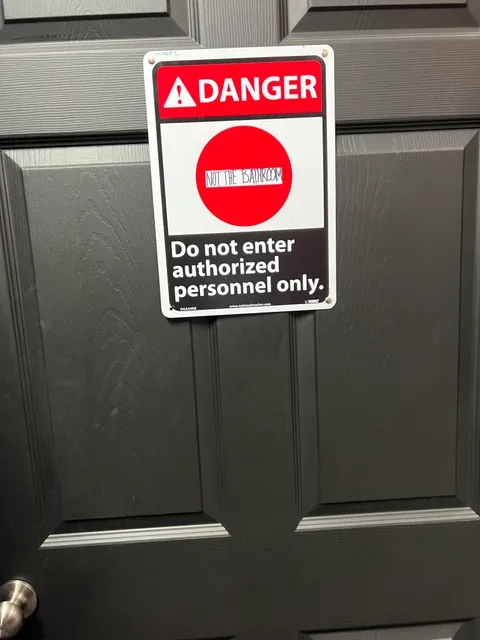 People still continuously walk in on me handling biohazard and ask me if it’s the bathroom several times a day.