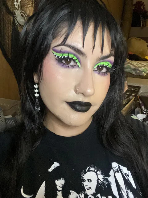 Beetlejuice inspired look 