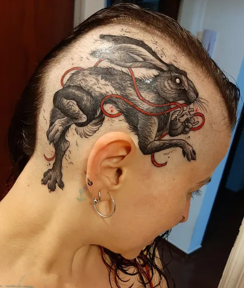 My head piece done by Deborah Soares @dehtattoo - Campinas, Brazil