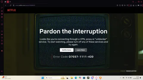 Netflix preventing me from watching a show suddenly over a false detection.