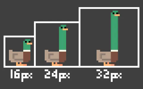 Trying out some different sprite sizes. Feedback welcome