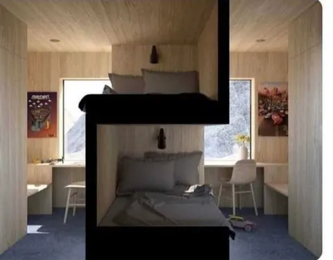 Dorm room design for privacy