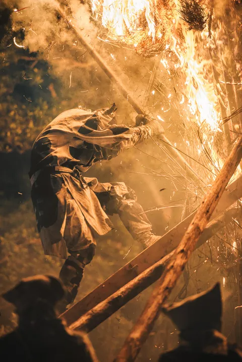 ITAP of a Japanese fire festival