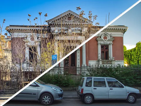 Abandoned manor in Bucharest, Romania (2025 vs 2013)