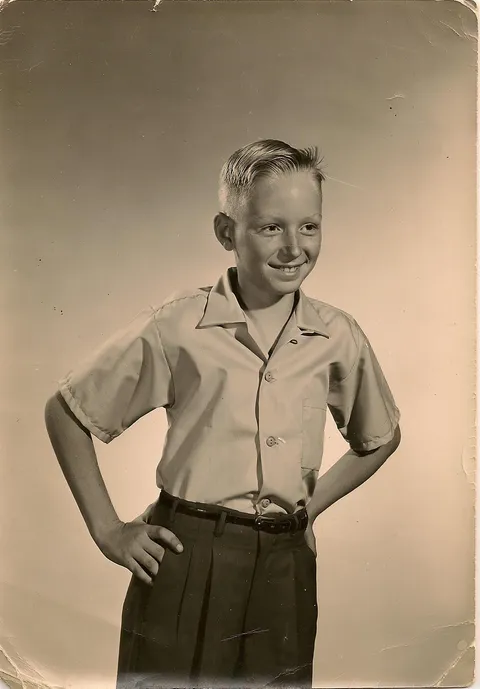 My dad modeling for the Sears catalog in the 1950s