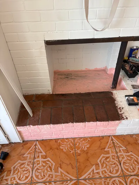 Getting latex paint off brick fireplace… there’s gotta be an easier way?