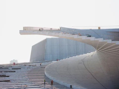 Shanghai Grand Opera House by Snøhetta. Due for completion in 2025