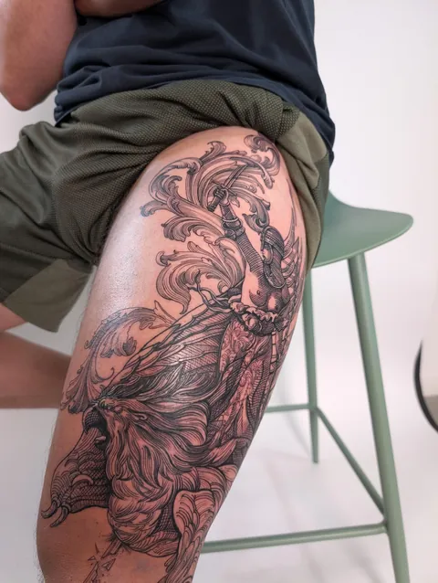 My first tattoo - Lescrowtattoo - SF