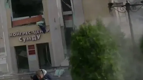 Today, russia struck the city of Sumy, Ukraine, with 2 cluster ballistic missiles, killing at least 32 people, including 2 children, and injuring 99 more.