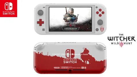 The Witcher 3 Switch Lite Concept I made 🗡