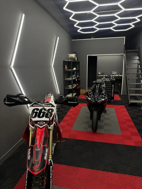 Before And After personal workshop and garage (couldnt find better pictures)