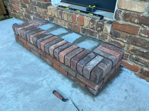 First time using brick facade